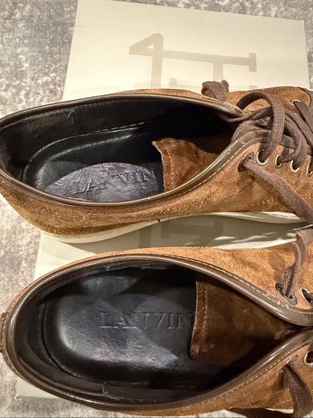 LANVIN MENS SNEAKERS SIZE 10 - Picture 5 of 10